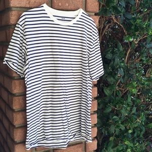 Black and white striped shirt